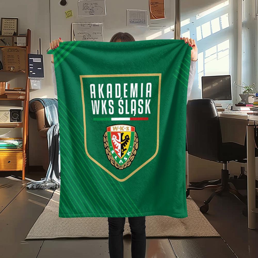KS Cracovia Print Flanelldecke, Hohe Qualität, Bequem für alle Jahreszeiten, Heimdekoration, Wärme und Komfort