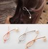 Korean Fashion Bow Pearl Clips Frog Clip Hair Clip Headwear