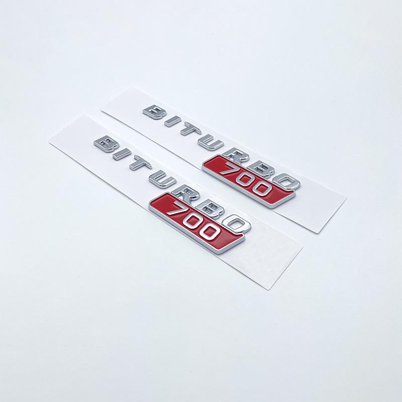 Auto ABS BITURBO 700 800 900 Logo Parafango Laterale Bagagliaio Carrozzeria Emblema Distintivo Adesivi Per Benz Brabus Classe G G700 G800 G900 W463