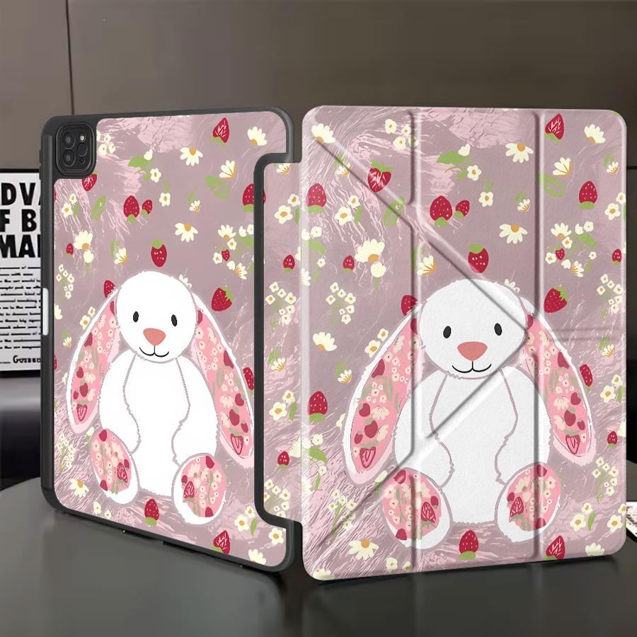 

Чехол-подставка для планшета для iPad Mini 6 7 Pro 11-го 10-го 9-го 8-го 7-го 12,9 дюйма Air 4 5 M3 M2 1 2 M4 11-дюймовый Pro 2025 Длинноухий iPad Mini 6 8.3