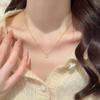 S925 Sterling Silver 18K Gold Floral Pendant Necklace for Women - Niche Design, Exquisite High-End Clavicle Chain