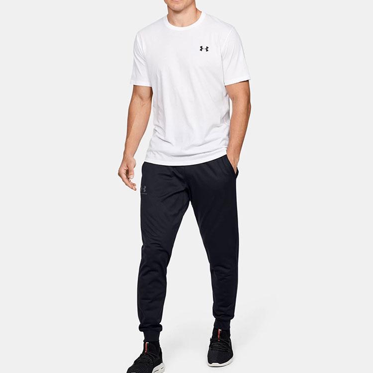 Under Armour Loose Knit Sports Pants Men Bottoms Black 1352099-001