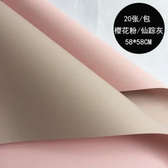 

20 шт. водонепроницаемая 2 цвета оберточная бумага для цветов розы в корейском стиле толстая подарочная оберточная бумага для цветов флориста