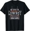Asphalt Cowboy Cool Truck Driver Design Trucker T-Shirt