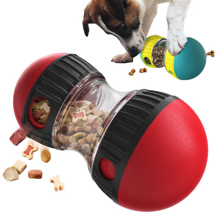 Pet Food Dispensing Dog Molar Ball - Indestructible Slow Feeder and Biting Toy