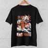 Slam Dunk Streetwear TShirt Sakuragi Rukawa Anime Graphic Black Tee