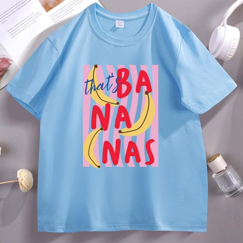 Thats Bananas T Shirt Unisex Unisex Summer Fruit Tshirt Food Short Sleeve Retro Graphic Tee Banana Trendy Tshirt Male Clothes