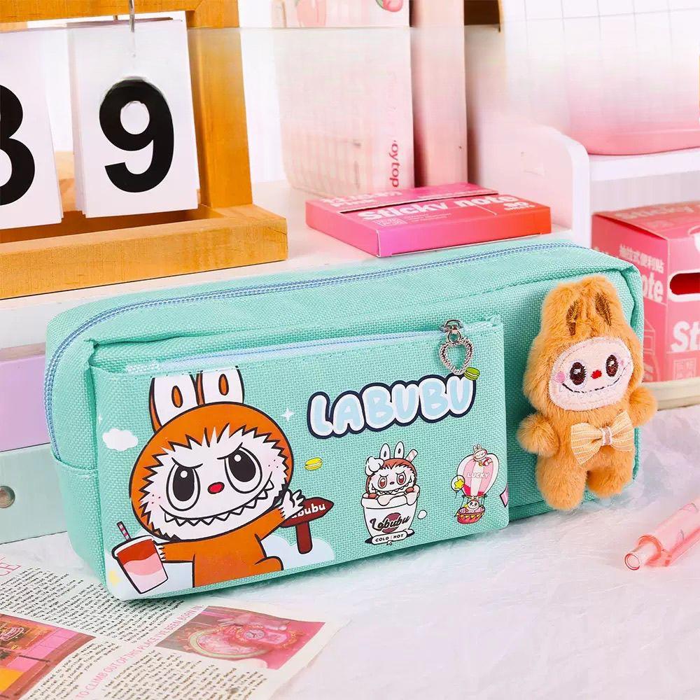 Cute Fashionable Large-capacity Pen Case for Students and Children, Multi-functional Pen Case