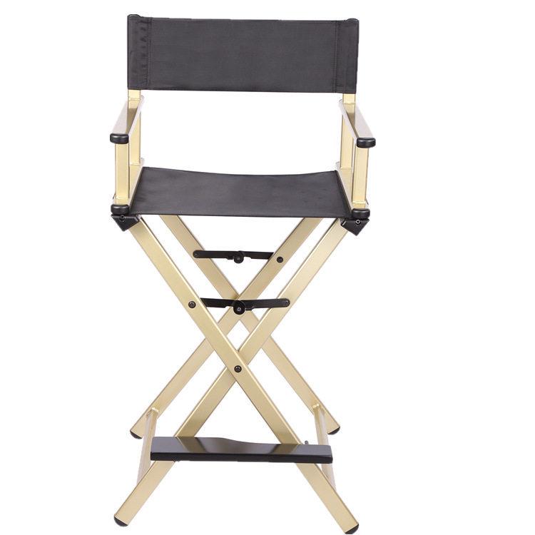 Compact Folding Aluminum Directors Chair for Outdoor, Makeup & Leisure