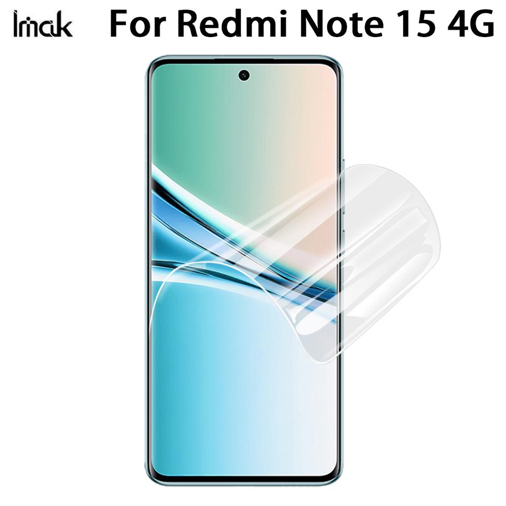 For Redmi Note 15 4G Global Glass IMAK Hydrogel Film 4th Generation Full Coverage Screen Protector