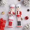 38CM Christmas Nutcracker Chef Pastry Chef Puppet Handcrafted Decoration Christmas New Year Holiday Party Decoration Gift