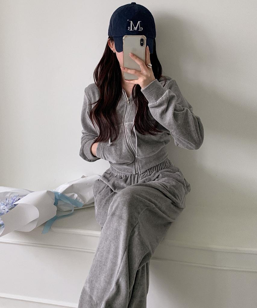 MUAHMUAH Point Velvet Training Pants [4 Colors]