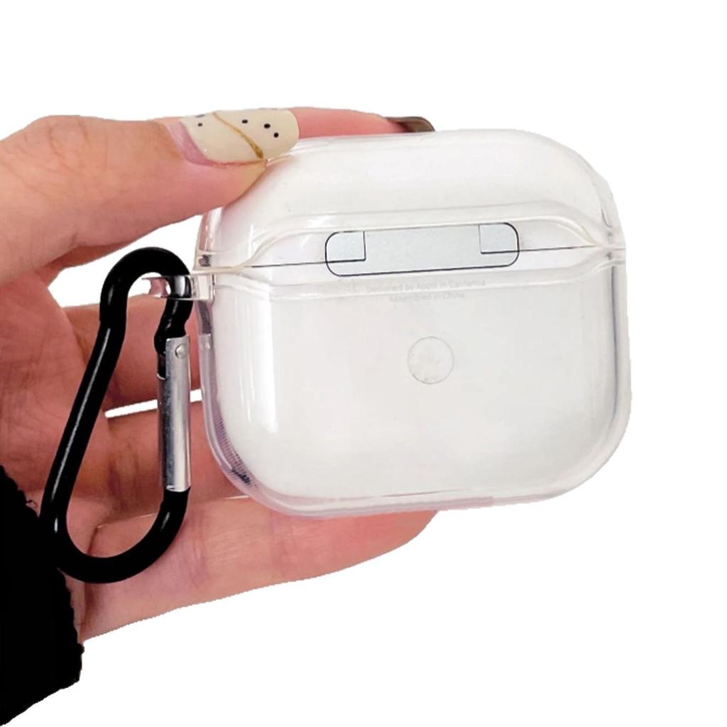 Applicable AirPods 1/1/1/1 Generation Pro1 Transparent Apple Bluetooth Headset Case Protective Case English Short Sentences