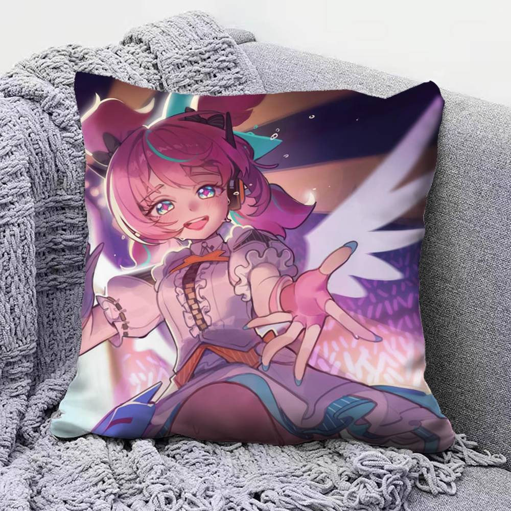 nangong yu Aria Sunna ZZZ zenless zone zero Pillow Covers Home Sofa Cushion Covers and Aecorative Custom
