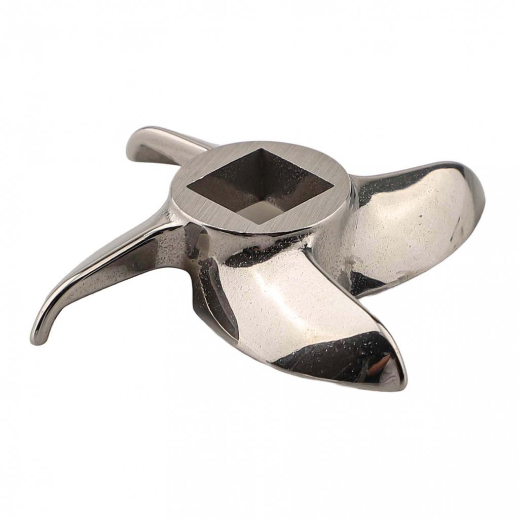 Hochleistungs-Edelstahl-Schneidmesser Kompatibel mit Fleischwölfen Größe 12