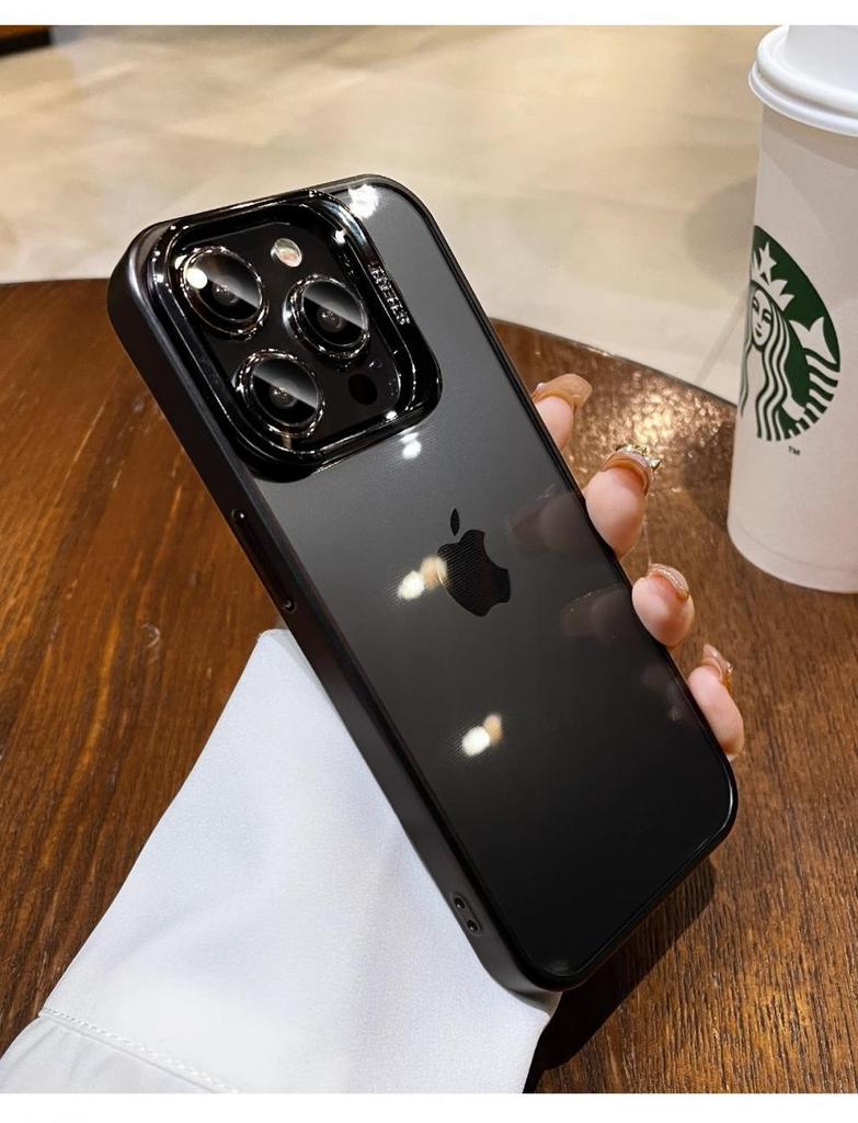 Versatile iPhone Case & Lens Film: Compatible with iPhone 13/14/15/16 Pro Max/17 and features an invisible stand and protective design.