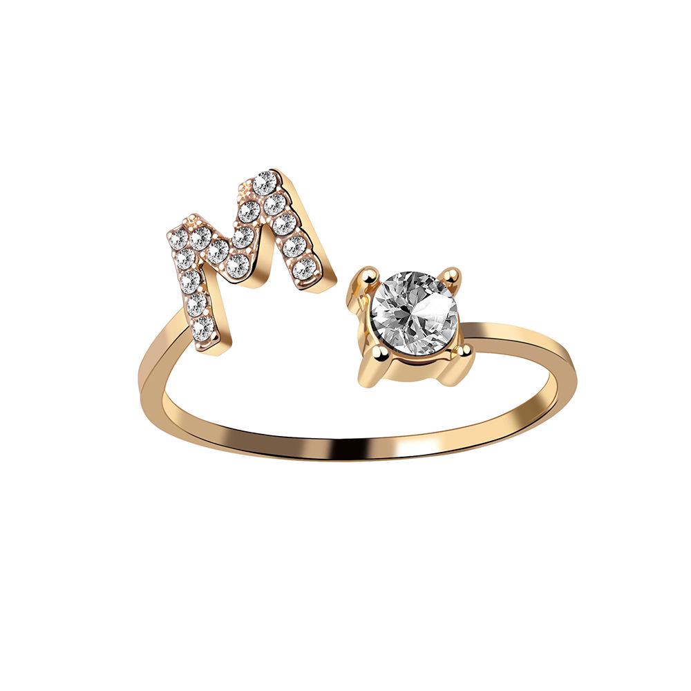 Korean-Style Adjustable Ladies' Diamond Ring