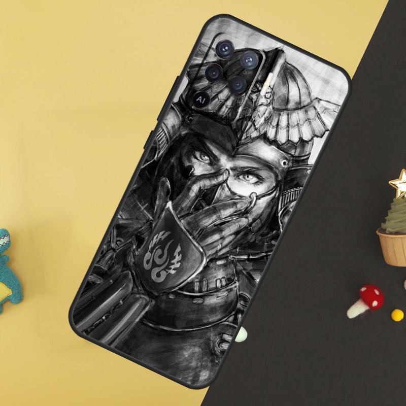 Japan The Samurai Ninja For OPPO A9 A5 A53 2020 A52 A72 A96 A76 A16 A54 A74 A94 A58 A78 A98 A15 A79 A17 A57 A77 Case
