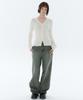 MUSINSA STANDARD WOMAN Pigment Wide Denim Pants [Khaki Gray]
