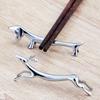 Zinc Alloy Chopsticks Holder, Table Decoration Accessories, Cat, Dog, Rest, Table Supply, Kitchen, Bar, 6 Pcs, Lot