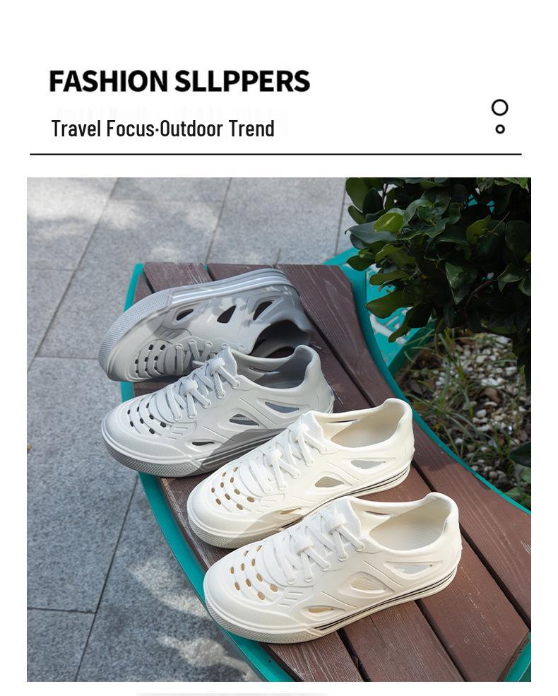 Yazlık Unisex Hafif EVA Sabo Ayakkabı: Plaj, Sürüş ve Serin Kapalı Burun Terlik Sandaletler