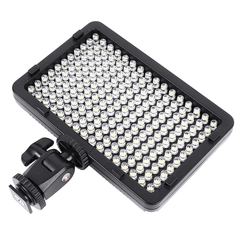 LED Video Light On Camera Mini Rechargeable 176LED Photography Fill Lamp Dimmable for DSLR Cameras