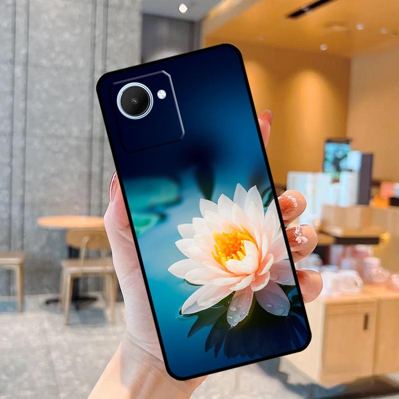 

Летний чехол Lotus для Realme C55 C33 C31 C35 C30 C11 C15 C25s C21Y GT Neo 5 3T 2T 8 9 10 11 Pro Plus Realme 11 Pro