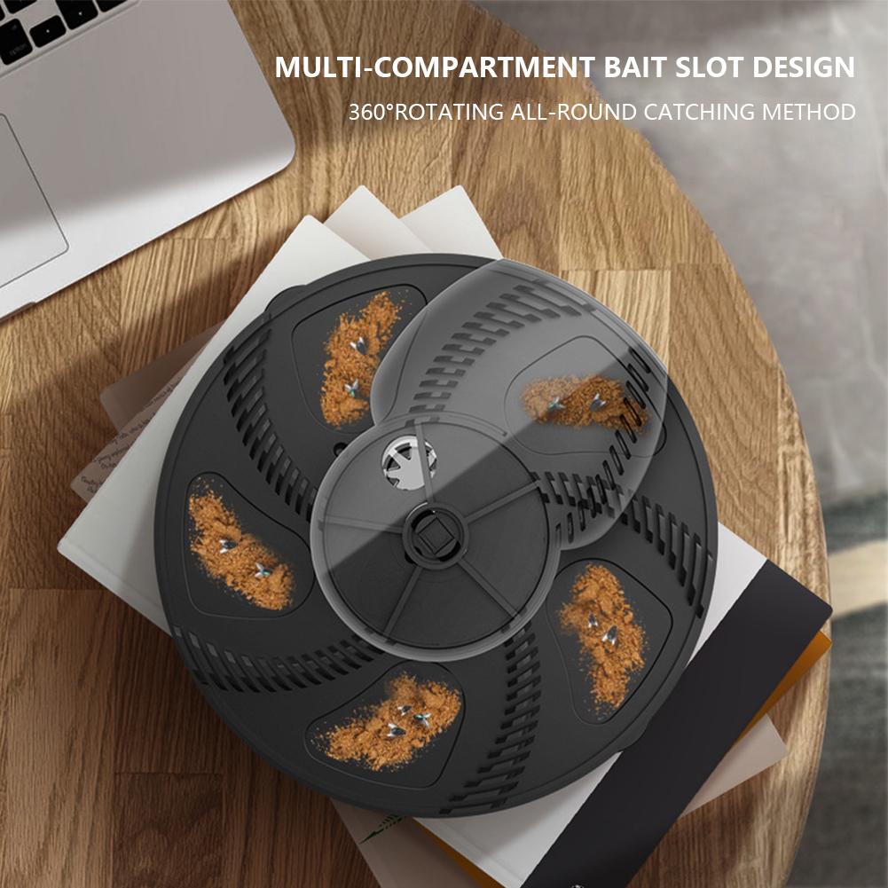 Electric Flies Killer USB Fly Trap Automatic Pest Catcher Fly Killer Rechargeable Flycatcher Household Home Kitchen Pest Flytrap