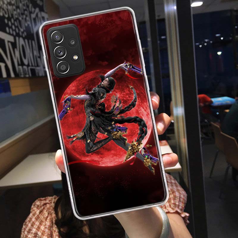 Bayonetta Phone Case for Samsung A54 A57 A37 A17 A14 A15 A12 A24 A34 A55 A35 A25 A52S A07 A05S A04S A22 A32 A72 Galaxy Note 20 1