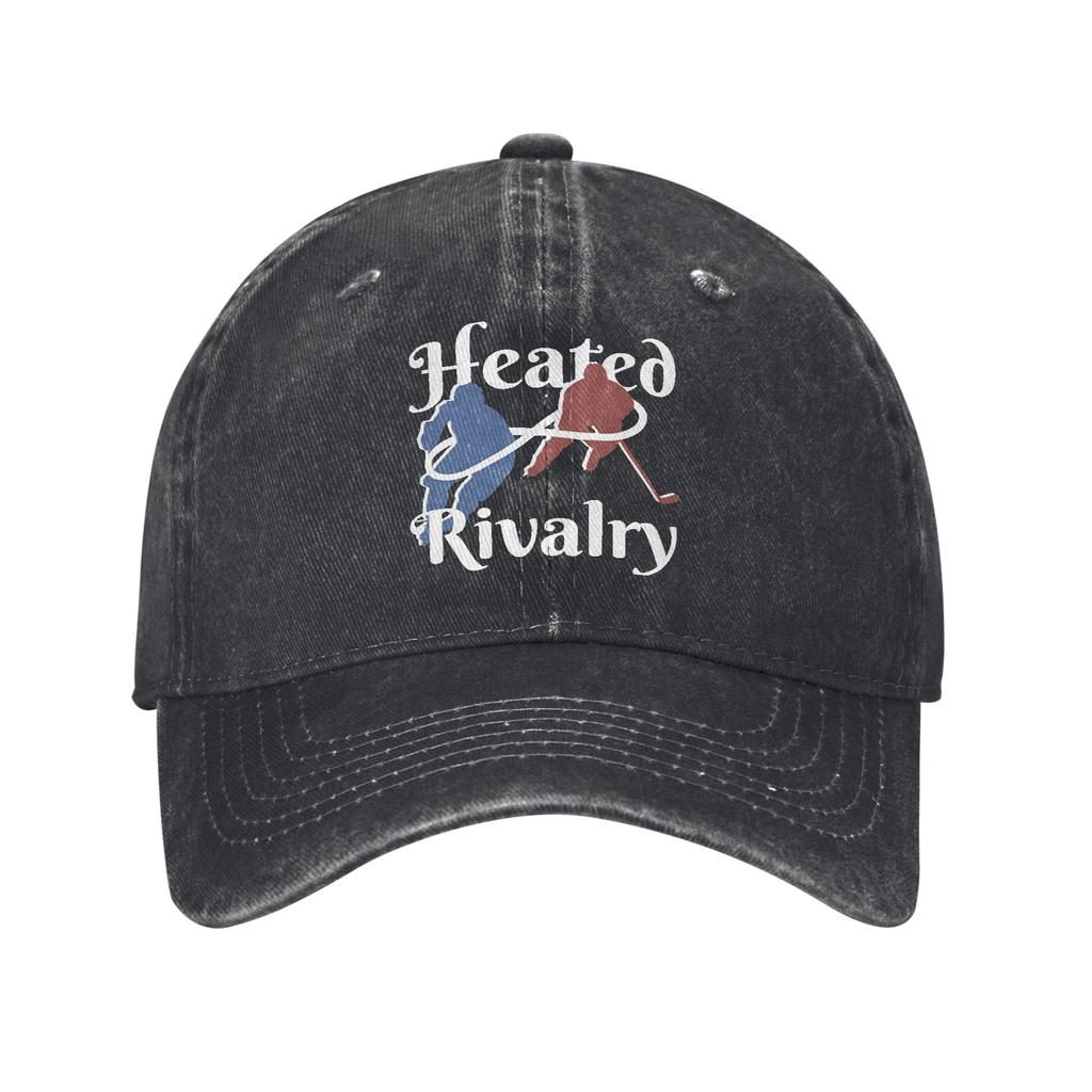 Retro Heated Rivalry 24 81  Baseball Cap Men Women Distressed Denim Sun Cap  Outdoor Activities Adjustable Fit Caps Hat