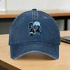 Three Wolf Howling and Moon Casual Baseball Cap  Outdoor Gym Trucker Hat Summer Adjustable Couple Women Design Baseball Caps