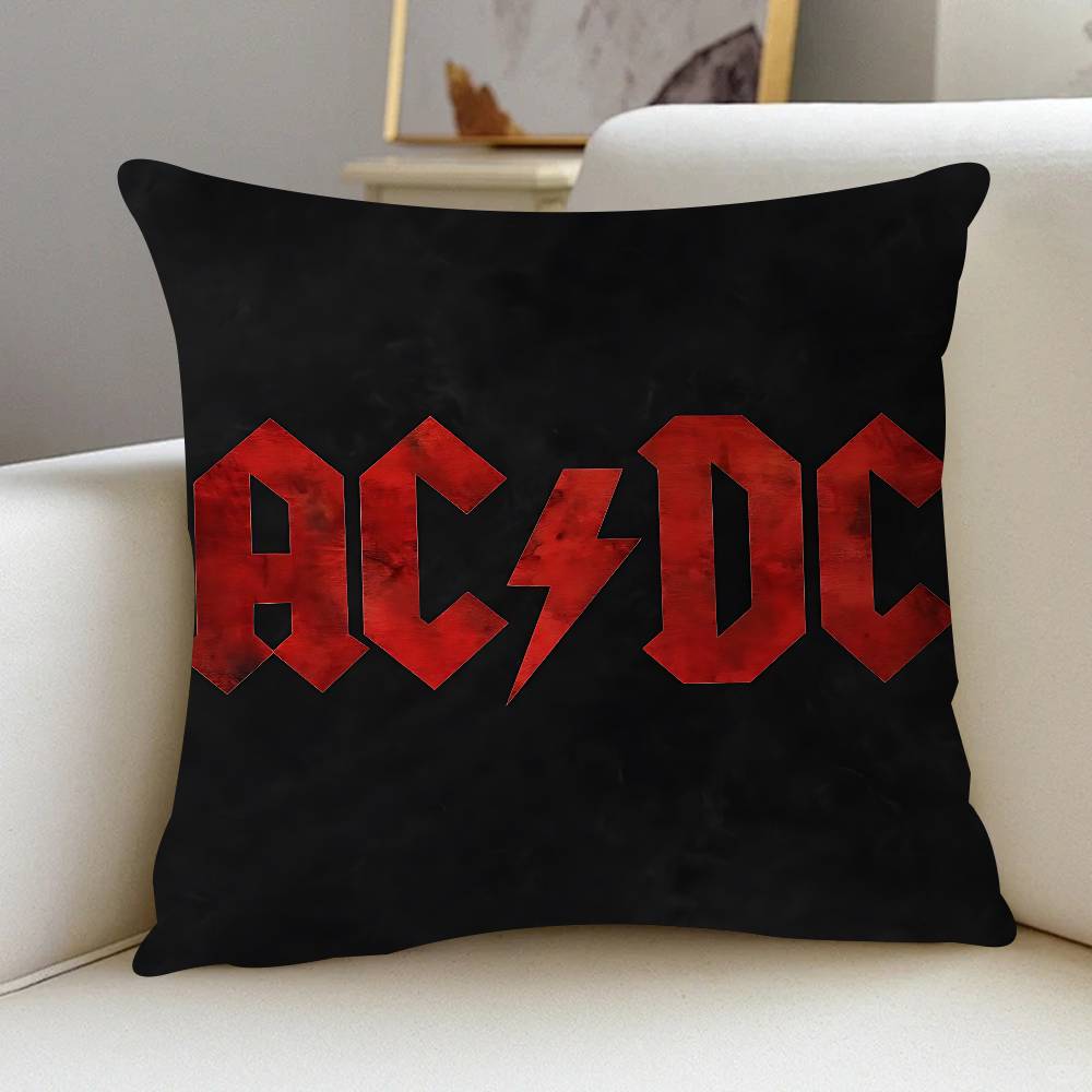 Musik Kunst A-ACDC Kissenbezug Dekokissen Sofa Heimdeko Hülle Kissenbezüge