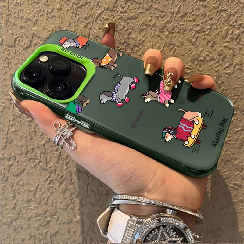 

Fashion Cute Dachshund Phone Case For Samsung Galaxy S23 S24 S25 S26 Ultra S22 S21 S20 Plus FE A15 A34 A35 A53 A54 A55 Cover Galaxy A35 5G