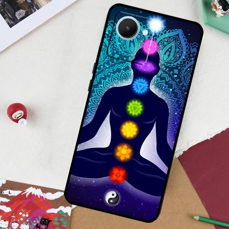 Mandala Chakra Insist Yoga For Realme GT 7 Pro GT 6 5 6T 10 11 12 13 14 Pro Plus C61 C53 C51 C21Y C25S C75 C55 C67 Case