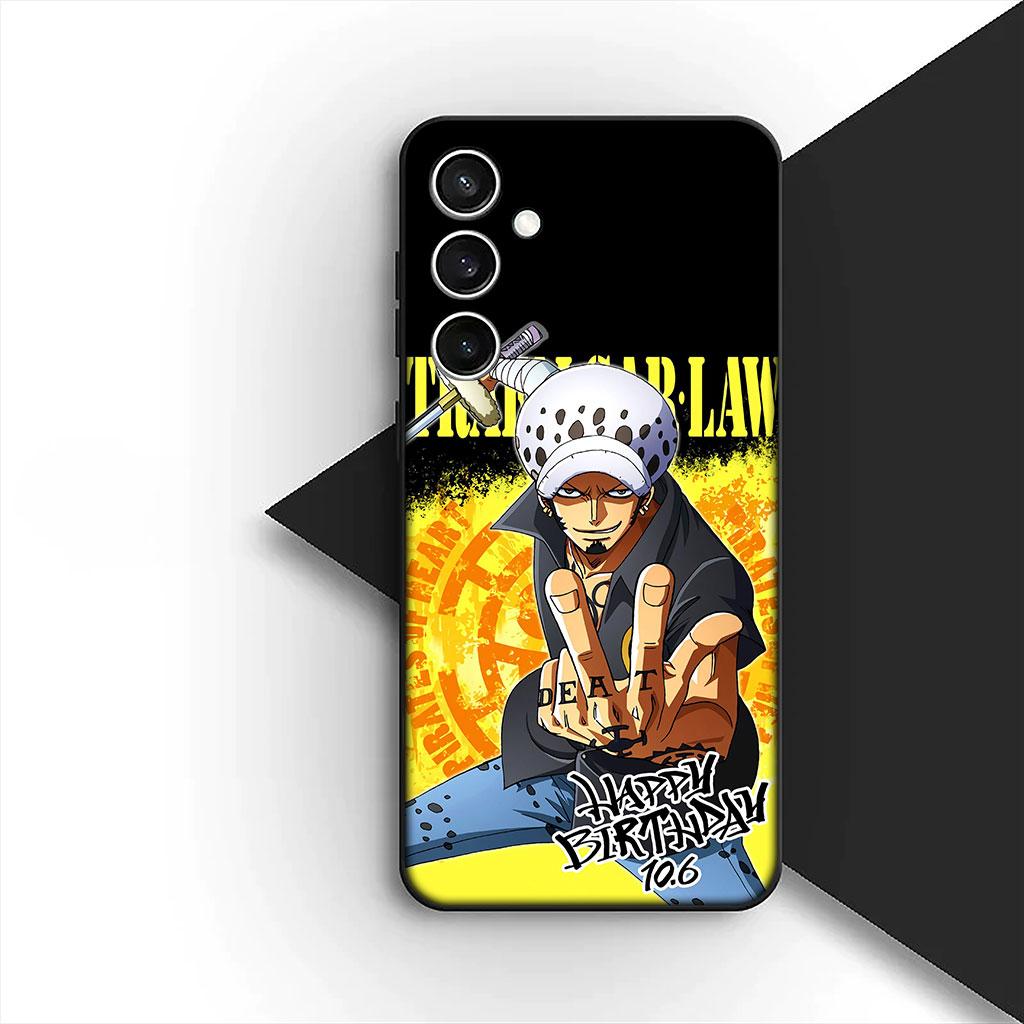 Phone Cover for Apple iPhone 17 Pro XS Max Air 6 Plus X 5 + SE 2022 SE2 7+ 16E XR Case One Pieces Luffy Trafalgar D Water Law