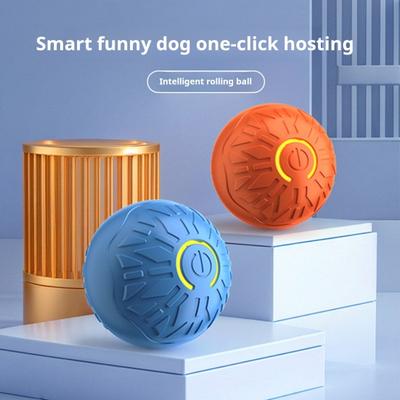 Self-Rolling Ball Toy for Dogs And Cats Chew-Resistant Interactive Ball Toy Motion Activated