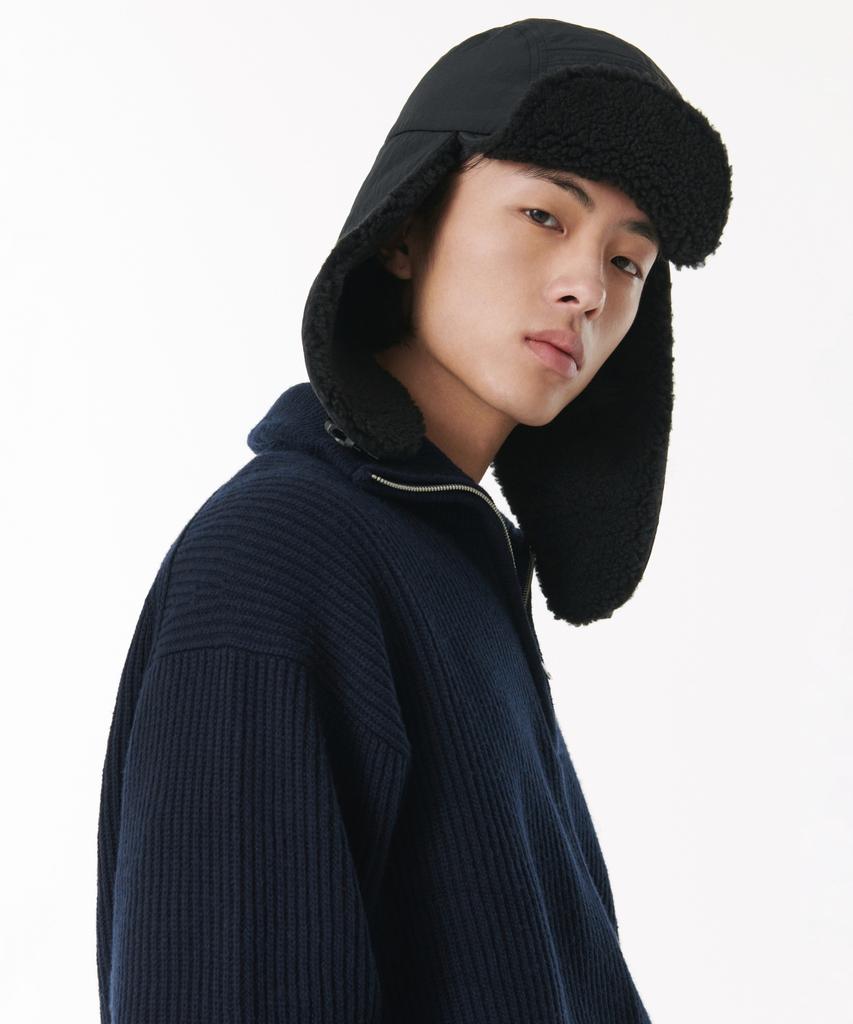 MUSINSA STANDARD Nylon Trooper Hat [Black]