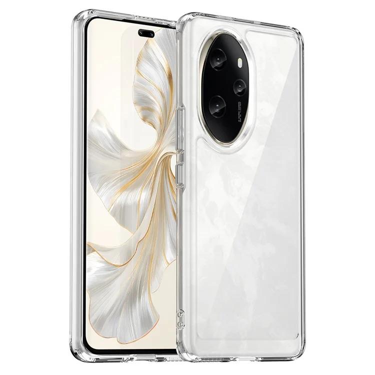 

Чехол для телефона Honor 100 Pro 5G с гальваническим покрытием серии Crystal Series (Большое отверстие для задней линзы)