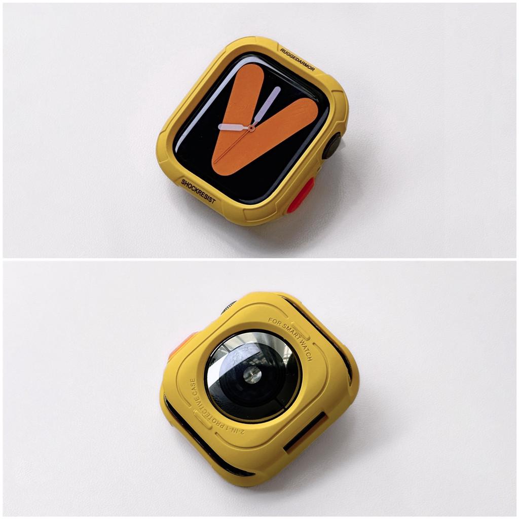 Stoßstange Weiche Silikonhülle Für Apple Watch 10 9 8 7 6 SE 5 Anti-Drop Mattes Cover Für iwatch 49mm 41mm 42mm 46mm 40mm 44mm 45 mm