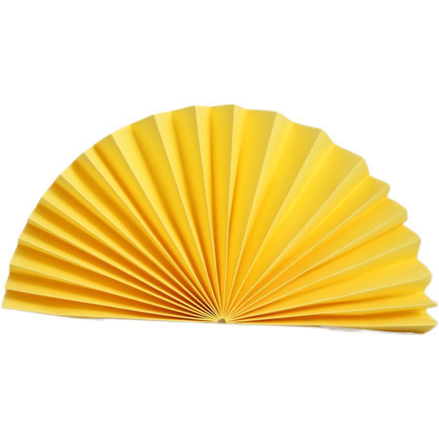 Red Semi-Circular Origami Craft Fan for Weddings, Photography, and Displays