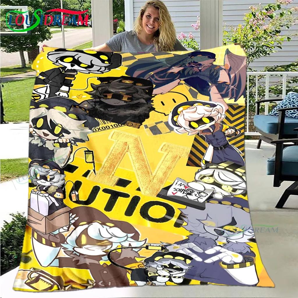 Hot Cartoon Murder Drone Flannel Adult and Children Blanket Sofa Bed Decoration Blanket Portable Blanket Bath Towel Gift