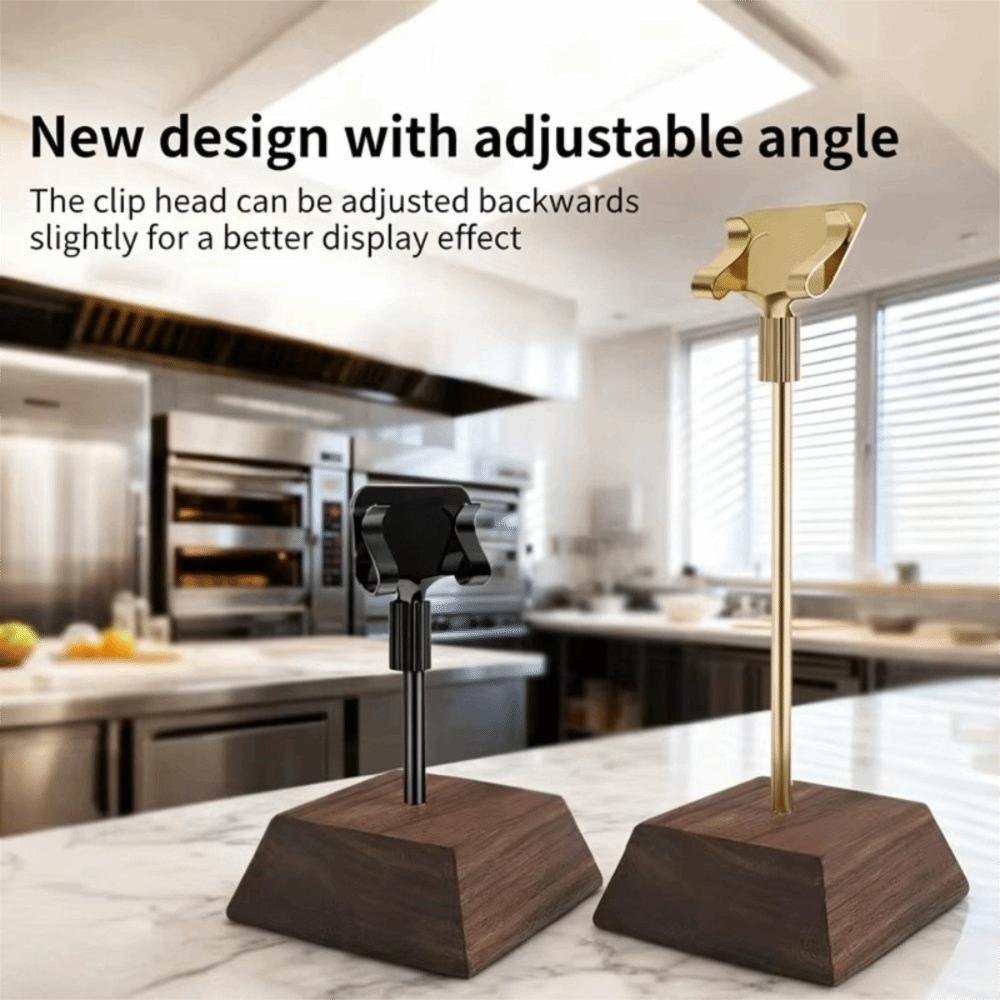Adjustable Menu Card Clip Stand Metal Table Number Holder Table Sign Holder  Wedding Table Number