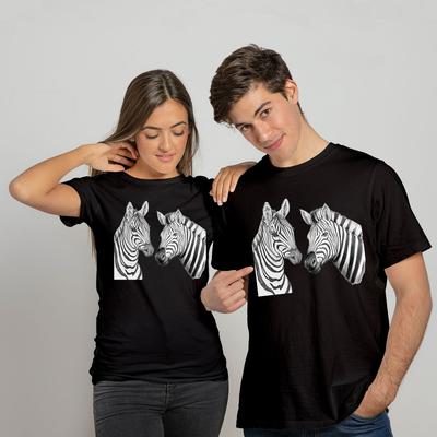 T-Shirt Zebra Uomo Donna Amante della Natura Animale Maglietta Top O P1 A