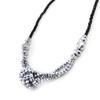 Les Trésors De Lily [J1395] - Designer Necklace 'Sissi' Gray Black