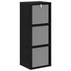 Sideboard in Black Oak Look 25.5 x 22 x 69.5 cm