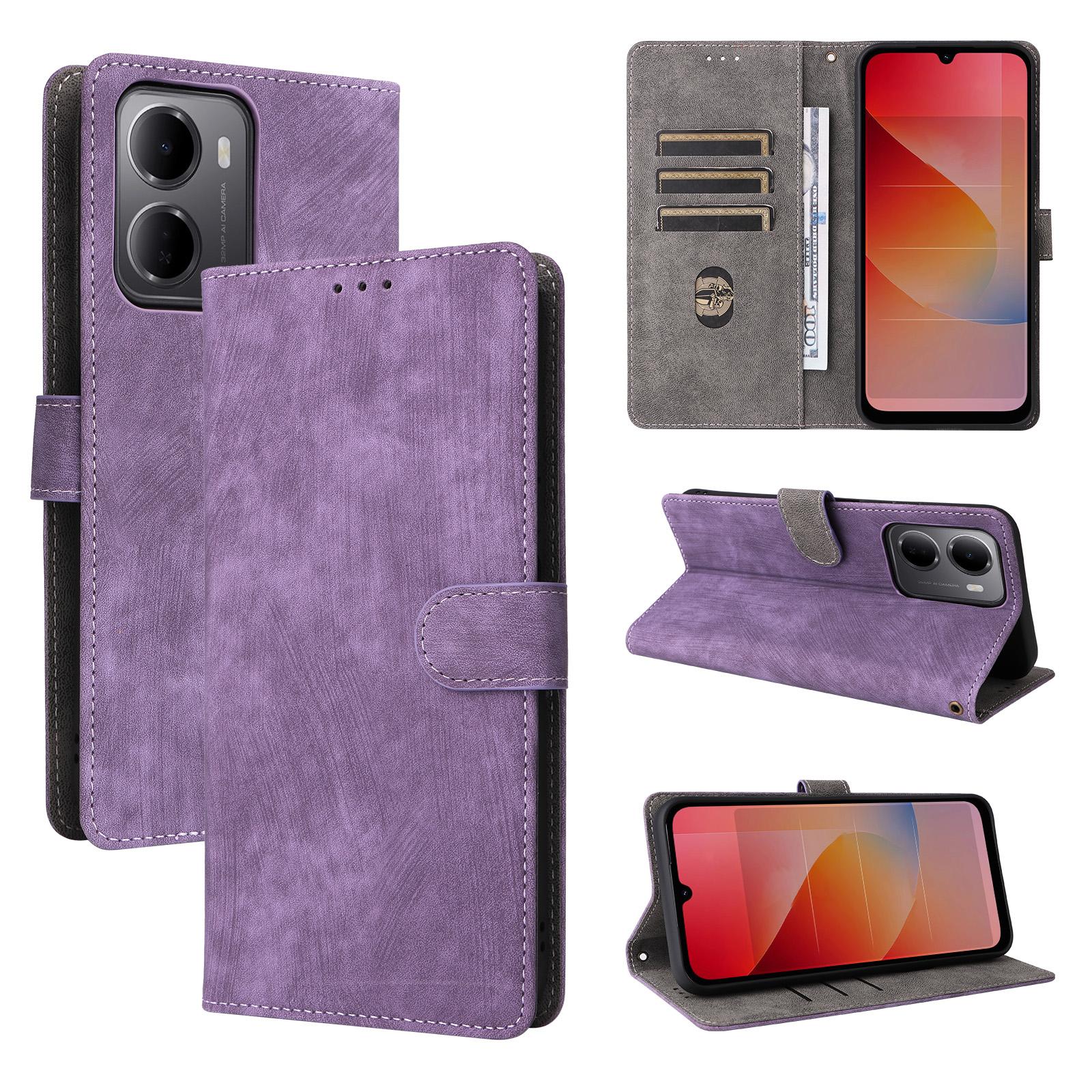 

Flip Cover For Xiaomi Redmi 15A / Redmi R70 / R70M Leather Case [Flip Vintage Leather] Shockproof Durable Retro Phone Case Xiaomi Redmi 15A / Redmi R70 / R70M фіолетовий