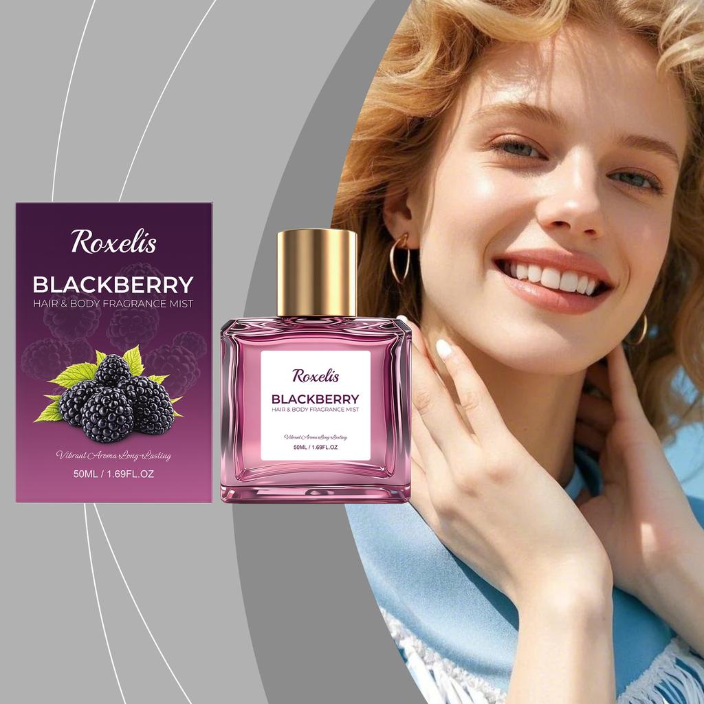 Blackberry Elegant Fragrance 50ml Daily Date Commute Fresh Subtle Portable Long-Lasting Scent