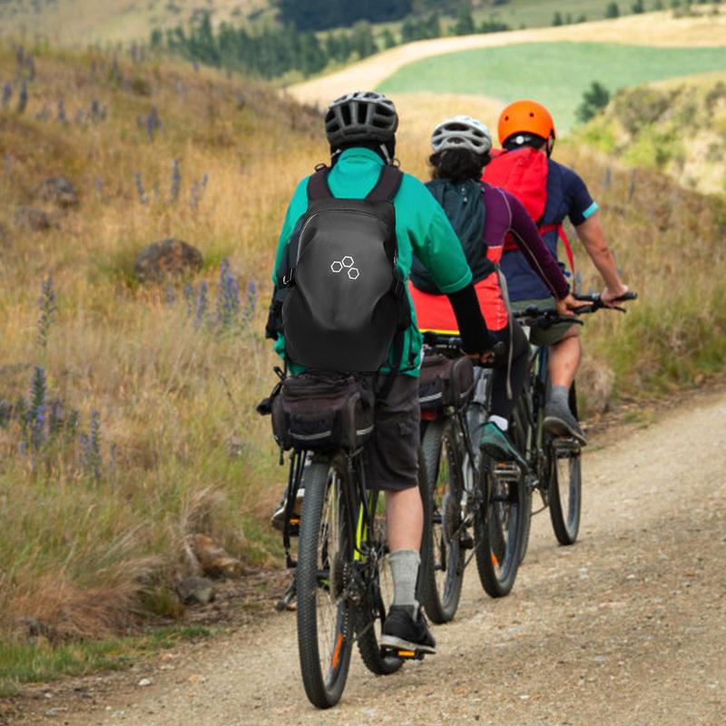 Motorbike Cycling Backpack Large Capacity Backpack With Multi-Compartments Cycling Essentials For Competition Daily Riding