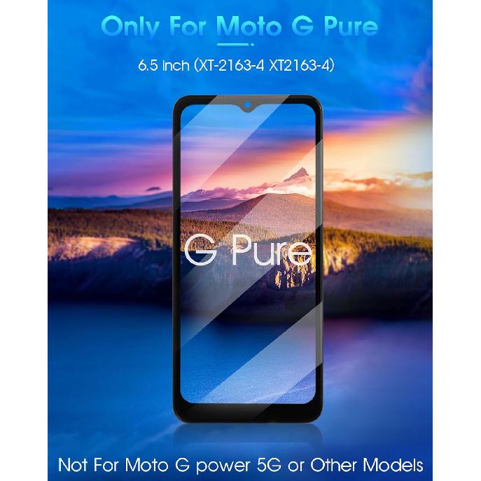 for Motorola Moto G Pure Screen Replacement, for Moto G Pure LCD Display for Motorola XT2163 XT2163DL XT2163-4 LCD Digitizer Touch Screen Assembly