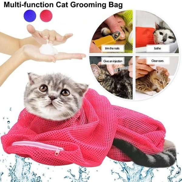 cat bath mesh bag